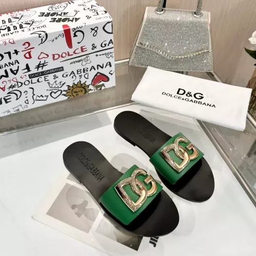 Dolce &amp; Gabbana D&amp;G Slippers For Women #1285858 $68.00 USD, Wholesale Replica Dolce &amp; Gabbana D&amp;G Slippers