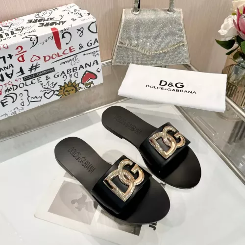 Dolce &amp; Gabbana D&amp;G Slippers For Women #1285859 $68.00 USD, Wholesale Replica Dolce &amp; Gabbana D&amp;G Slippers