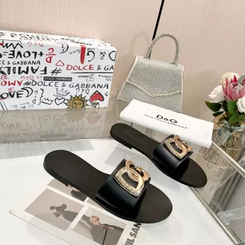 Replica Dolce & Gabbana D&G Slippers For Women #1285859 $68.00 USD for Wholesale