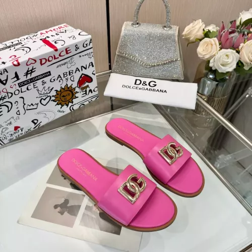 Dolce &amp; Gabbana D&amp;G Slippers For Women #1285864 $72.00 USD, Wholesale Replica Dolce &amp; Gabbana D&amp;G Slippers