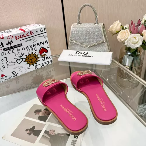 Replica Dolce & Gabbana D&G Slippers For Women #1285865 $72.00 USD for Wholesale