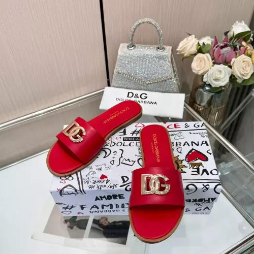 Replica Dolce & Gabbana D&G Slippers For Women #1285866 $72.00 USD for Wholesale