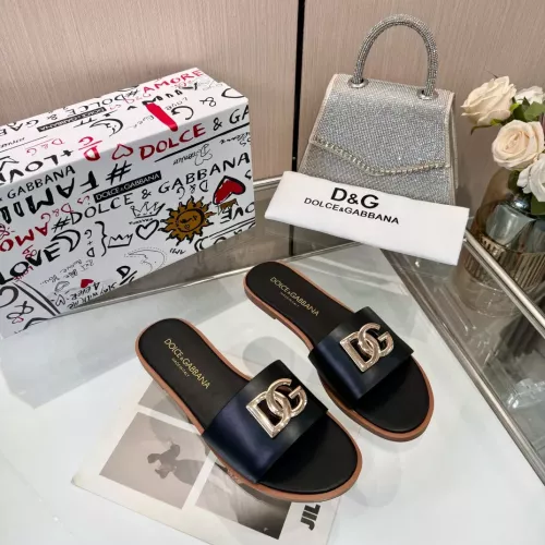 Dolce &amp; Gabbana D&amp;G Slippers For Women #1285870 $72.00 USD, Wholesale Replica Dolce &amp; Gabbana D&amp;G Slippers