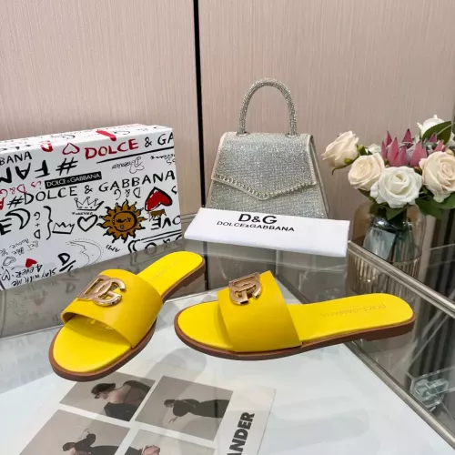 Replica Dolce & Gabbana D&G Slippers For Women #1285871 $72.00 USD for Wholesale