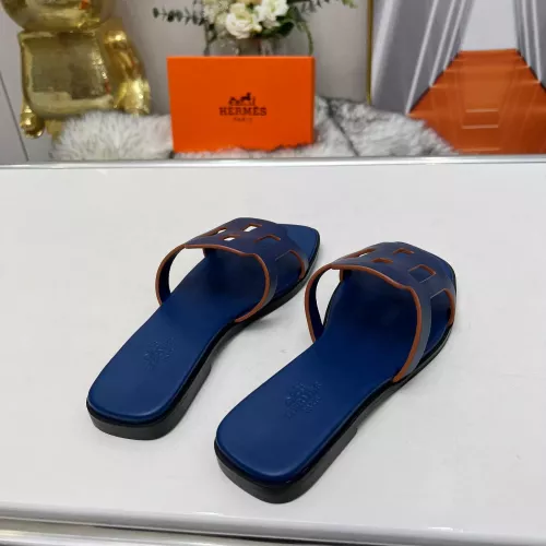 Replica Hermes Slippers For Women #1285889 $85.00 USD for Wholesale