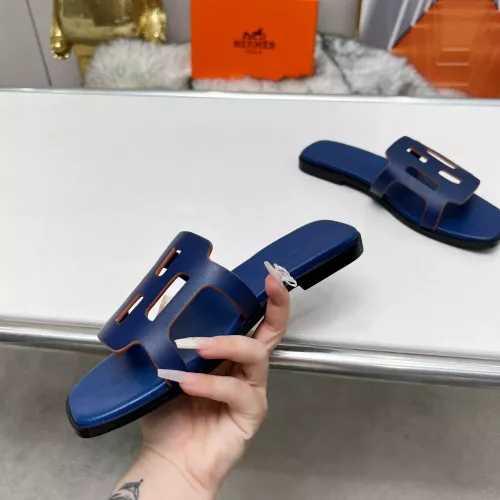 Replica Hermes Slippers For Women #1285889 $85.00 USD for Wholesale