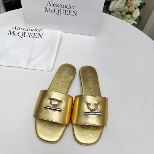 Replica Alexander McQueen Slippers For Women #1285905 $72.00 USD for Wholesale