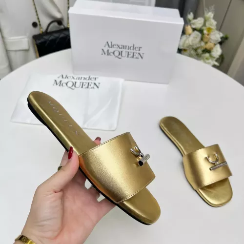 Replica Alexander McQueen Slippers For Women #1285905 $72.00 USD for Wholesale