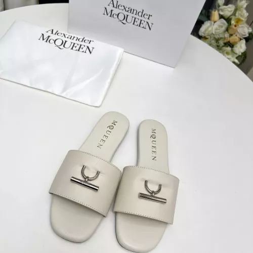 Replica Alexander McQueen Slippers For Women #1285907 $72.00 USD for Wholesale