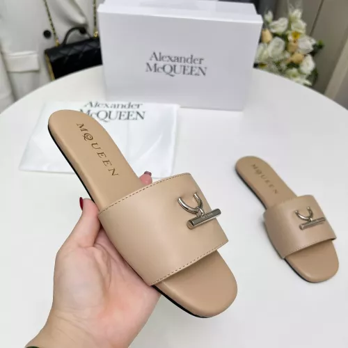 Replica Alexander McQueen Slippers For Women #1285909 $72.00 USD for Wholesale