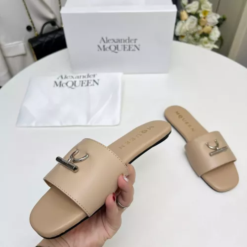 Replica Alexander McQueen Slippers For Women #1285909 $72.00 USD for Wholesale