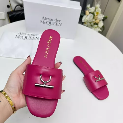 Replica Alexander McQueen Slippers For Women #1285910 $72.00 USD for Wholesale