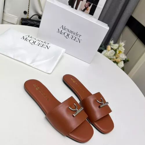 Replica Alexander McQueen Slippers For Women #1285912 $72.00 USD for Wholesale