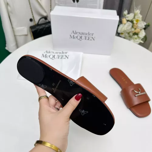 Replica Alexander McQueen Slippers For Women #1285912 $72.00 USD for Wholesale