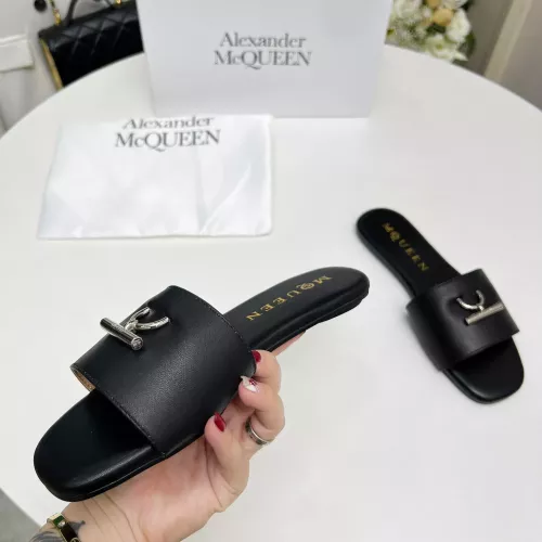 Replica Alexander McQueen Slippers For Women #1285913 $72.00 USD for Wholesale