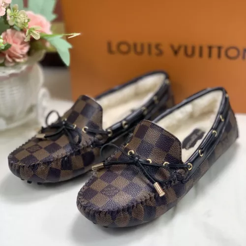 Louis Vuitton LV Oxfords Shoes For Women #1285981 $85.00 USD, Wholesale Replica Louis Vuitton LV Oxfords Shoes