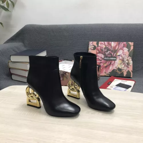 Dolce &amp; Gabbana D&amp;G Boots For Women #1286156 $160.00 USD, Wholesale Replica Dolce &amp; Gabbana D&amp;G Boots