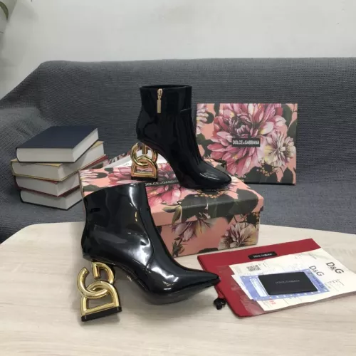 Replica Dolce & Gabbana D&G Boots For Women #1286158 $160.00 USD for Wholesale