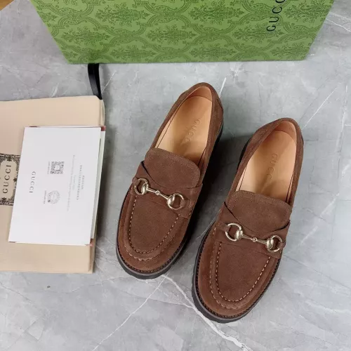 Replica Gucci Oxfords Shoes For Women #1286166 $102.00 USD for Wholesale