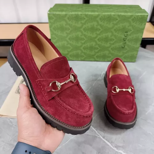 Replica Gucci Oxfords Shoes For Women #1286168 $102.00 USD for Wholesale