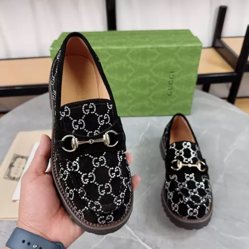 Replica Gucci Oxfords Shoes For Women #1286178 $102.00 USD for Wholesale