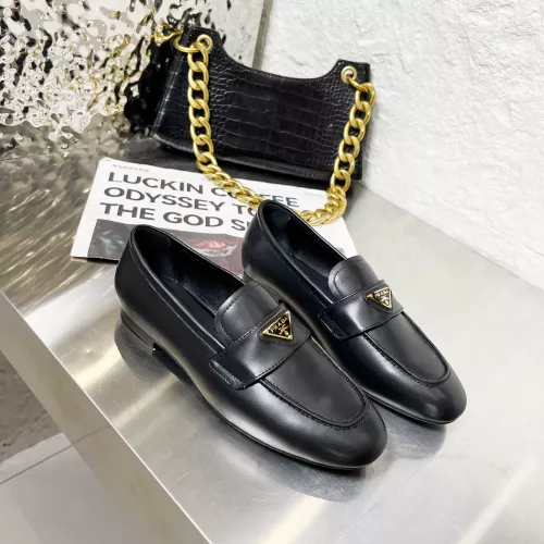 Prada Leather Shoes For Women #1286196 $102.00 USD, Wholesale Replica 