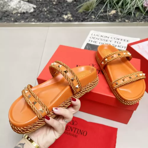 Replica Valentino Slippers For Women #1286201 $82.00 USD for Wholesale