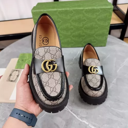 Replica Gucci Oxfords Shoes For Women #1286232 $100.00 USD for Wholesale