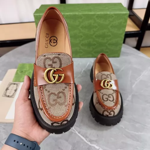 Replica Gucci Oxfords Shoes For Women #1286236 $100.00 USD for Wholesale