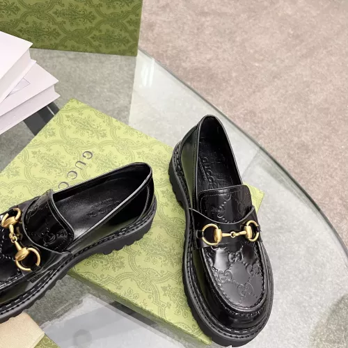 Replica Gucci Oxfords Shoes For Women #1286241 $98.00 USD for Wholesale