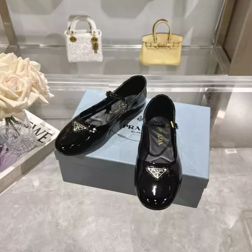 Replica Prada Flat Shoes For Women #1286268 $88.00 USD for Wholesale