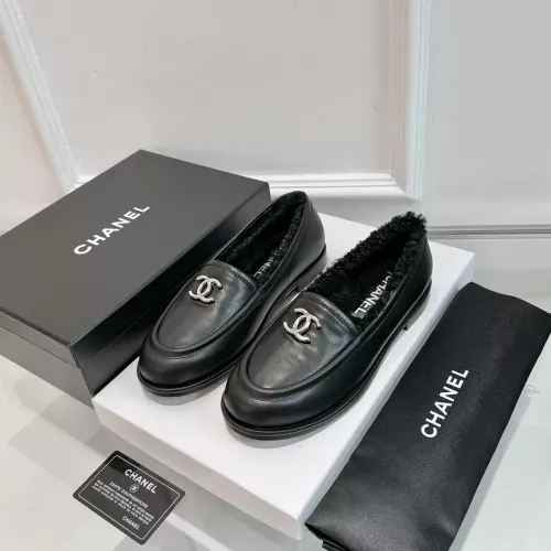 Replica Chanel Leather Shoes For Women #1286269 $102.00 USD for Wholesale