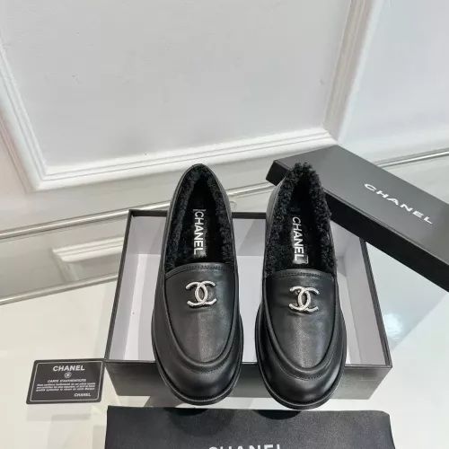 Replica Chanel Leather Shoes For Women #1286269 $102.00 USD for Wholesale