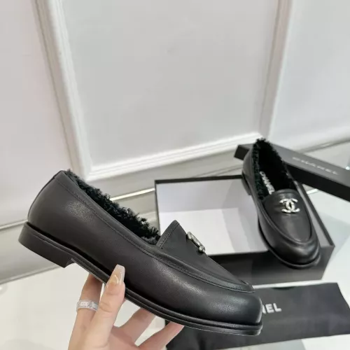 Replica Chanel Leather Shoes For Women #1286269 $102.00 USD for Wholesale