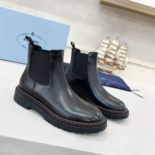 Replica Prada Boots For Women #1286277 $125.00 USD for Wholesale