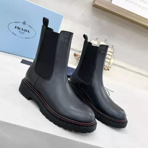 Replica Prada Boots For Women #1286279 $125.00 USD for Wholesale