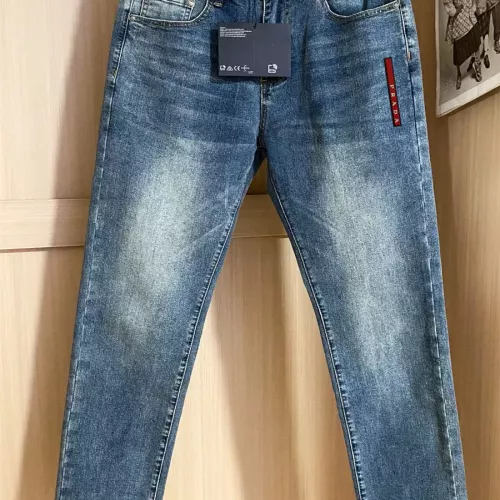 Replica Prada Jeans For Men #1286307 $48.00 USD for Wholesale