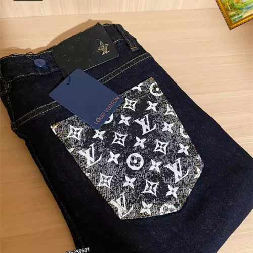 Louis Vuitton LV Jeans For Men #1286317 $48.00 USD, Wholesale Replica 