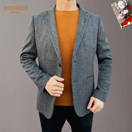 Replica Hermes Jackets Long Sleeved For Men #1286476 $68.00 USD for Wholesale