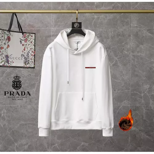 Prada Hoodies Long Sleeved For Men #1286605 $45.00 USD, Wholesale Replica 