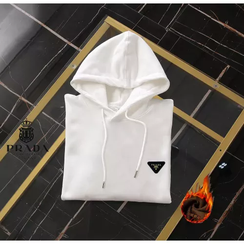 Replica Prada Hoodies Long Sleeved For Men #1286609 $45.00 USD for Wholesale