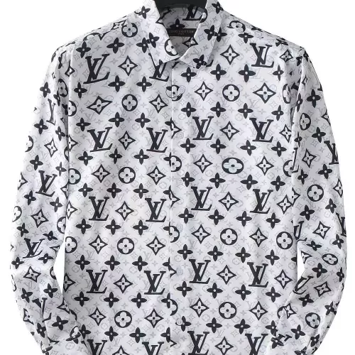 Louis Vuitton LV Shirts Long Sleeved For Men #1286668 $45.00 USD, Wholesale Replica Louis Vuitton LV Shirts