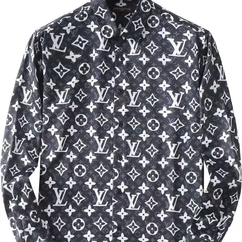 Louis Vuitton LV Shirts Long Sleeved For Men #1286669 $45.00 USD, Wholesale Replica Louis Vuitton LV Shirts