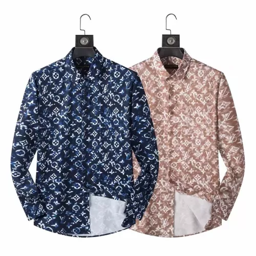 Replica Louis Vuitton LV Shirts Long Sleeved For Men #1286672 $45.00 USD for Wholesale