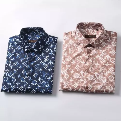 Replica Louis Vuitton LV Shirts Long Sleeved For Men #1286672 $45.00 USD for Wholesale