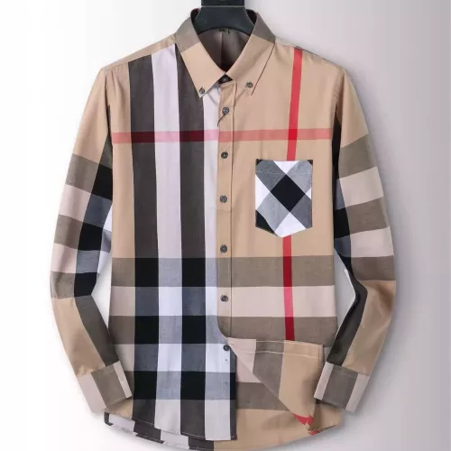 Burberry Shirts Long Sleeved For Men #1286676 $42.00 USD, Wholesale Replica Burberry Shirts