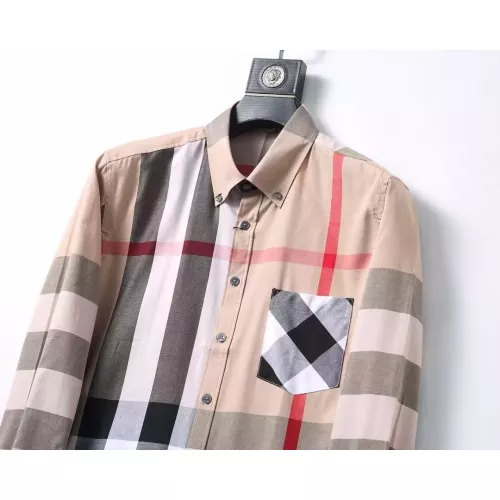 Replica Burberry Shirts Long Sleeved For Men #1286676 $42.00 USD for Wholesale