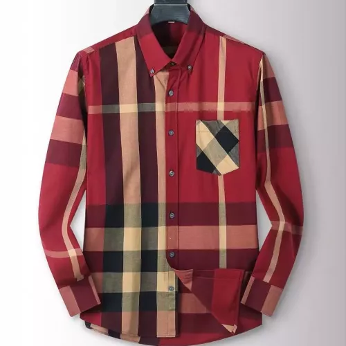 Burberry Shirts Long Sleeved For Men #1286677 $42.00 USD, Wholesale Replica Burberry Shirts