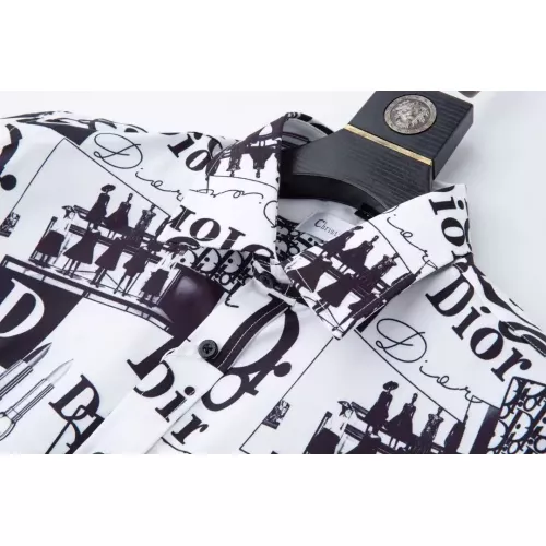 Replica Christian Dior Shirts Long Sleeved For Men #1286679 $45.00 USD for Wholesale