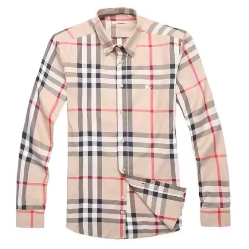 Burberry Shirts Long Sleeved For Men #1286683 $42.00 USD, Wholesale Replica Burberry Shirts